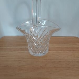 Crystal Diamond Cut Design Basket
